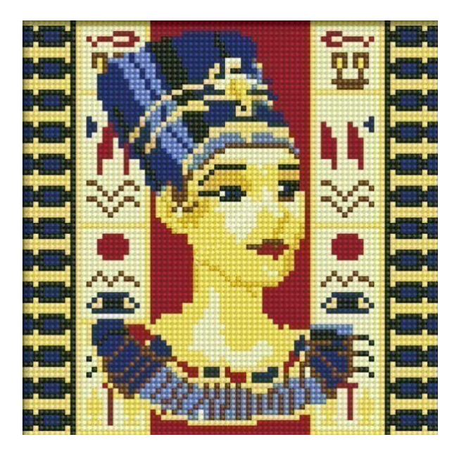 Мозаика на подрамнике Белоснежка Нефертити