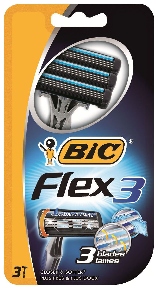 

Станок для бритья BIC Flex3 3шт, flex3