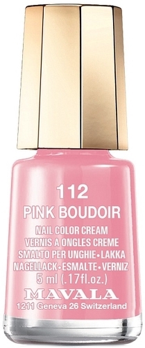 Мини-лак для ногтей MAVALA Mini Color, тон 112 Pink Boudoir, 5 мл таблетки для маникюра mavala manicure pill