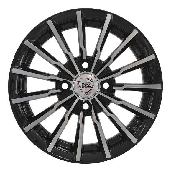 

Колесный диск NZ SH647 R15 6J PCD5x100 ET38 D57.1 (WHS075443), Серебристый;черный, sH647 6x15/5x100 ЕТ38 D57,1 BKF