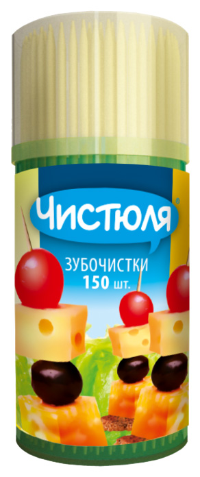 Зубочистки Чистюля 150 шт 108₽