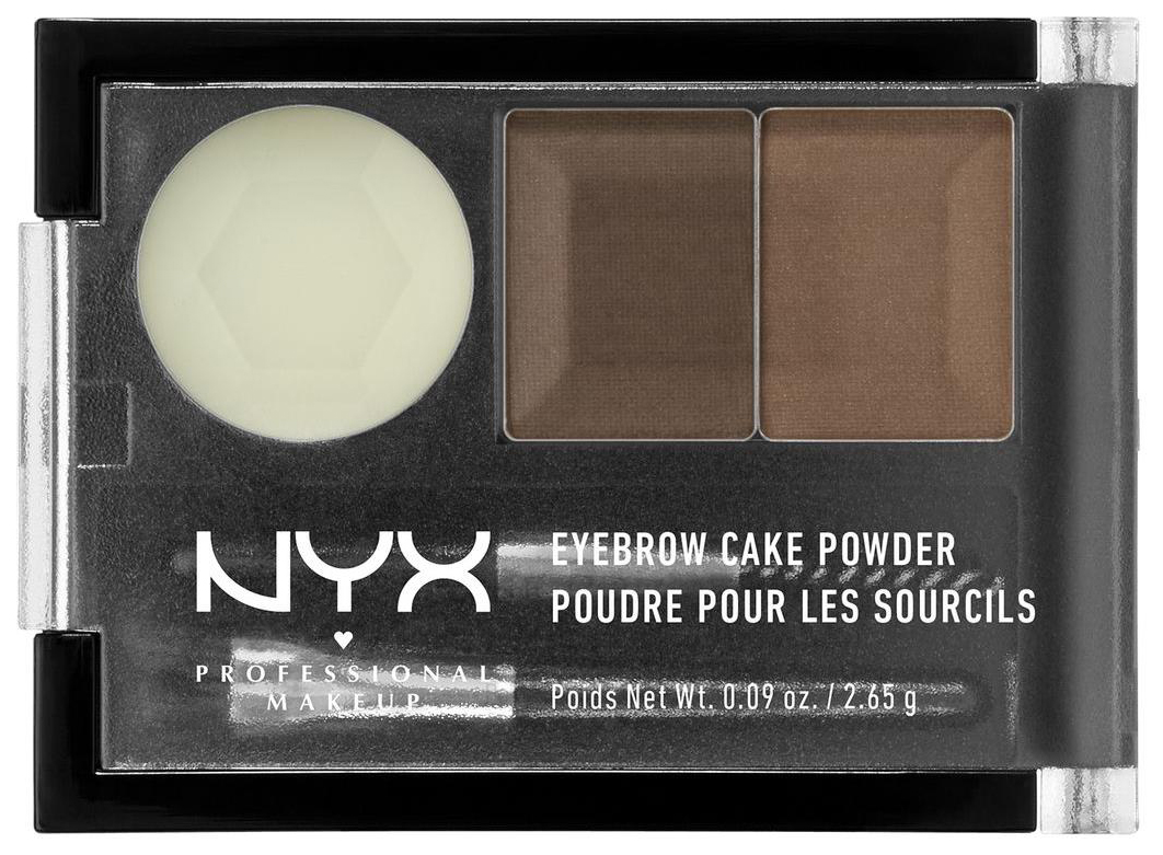 фото Тени для бровей nyx professional makeup eyebrow cake powder 05 brunette 2,65 г