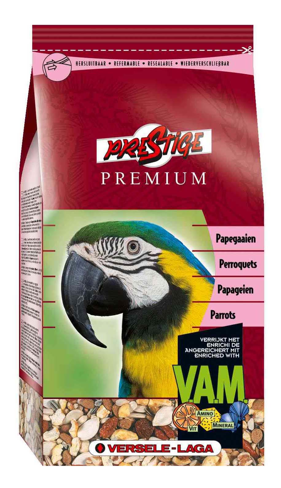 

Основной корм Versele-Laga Prestige Premium Parrots для попугаев 15 кг, Prestige Premium Parrots
