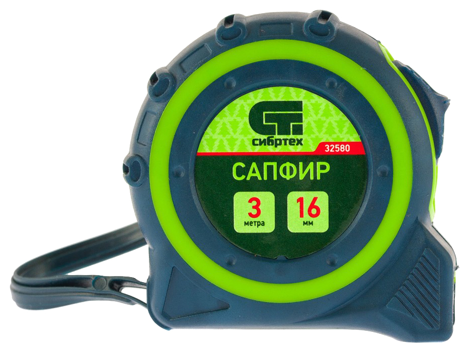 

Рулетка СИБРТЕХ Сапфир 3мх16мм 32580, 32580