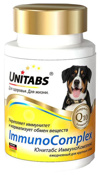 Витаминно-минеральный комплекс для крупных собак Unitabs ImmunoComplex, 100 табл