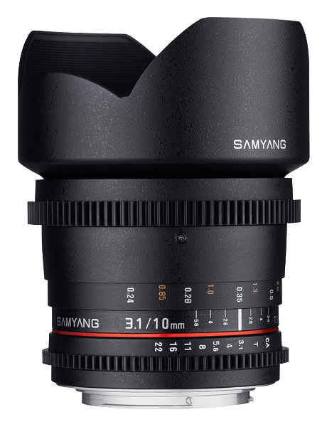 

Объектив Samyang MF 10mm f/3.1 VDSLR Sony E, MF 10mm f/3.1 VDSLR Sony E