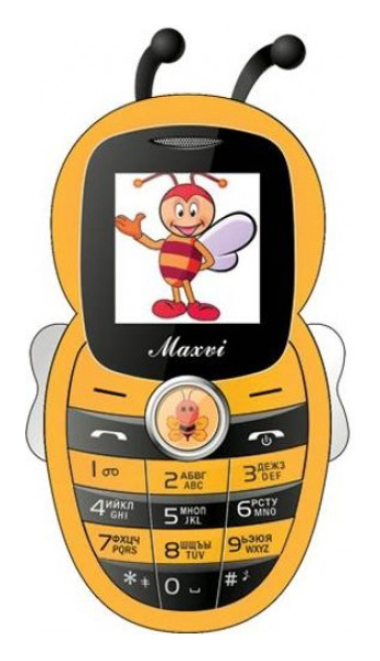 

Мобильный телефон Maxvi J8 Yellow, J8