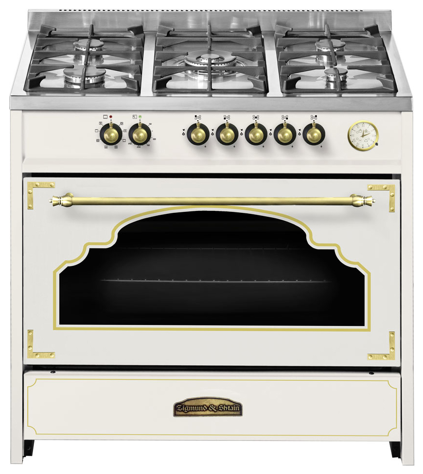 

Комбинированная плита Zigmund & Shtain VGE 39.98 X Beige, VGE 39.98 X