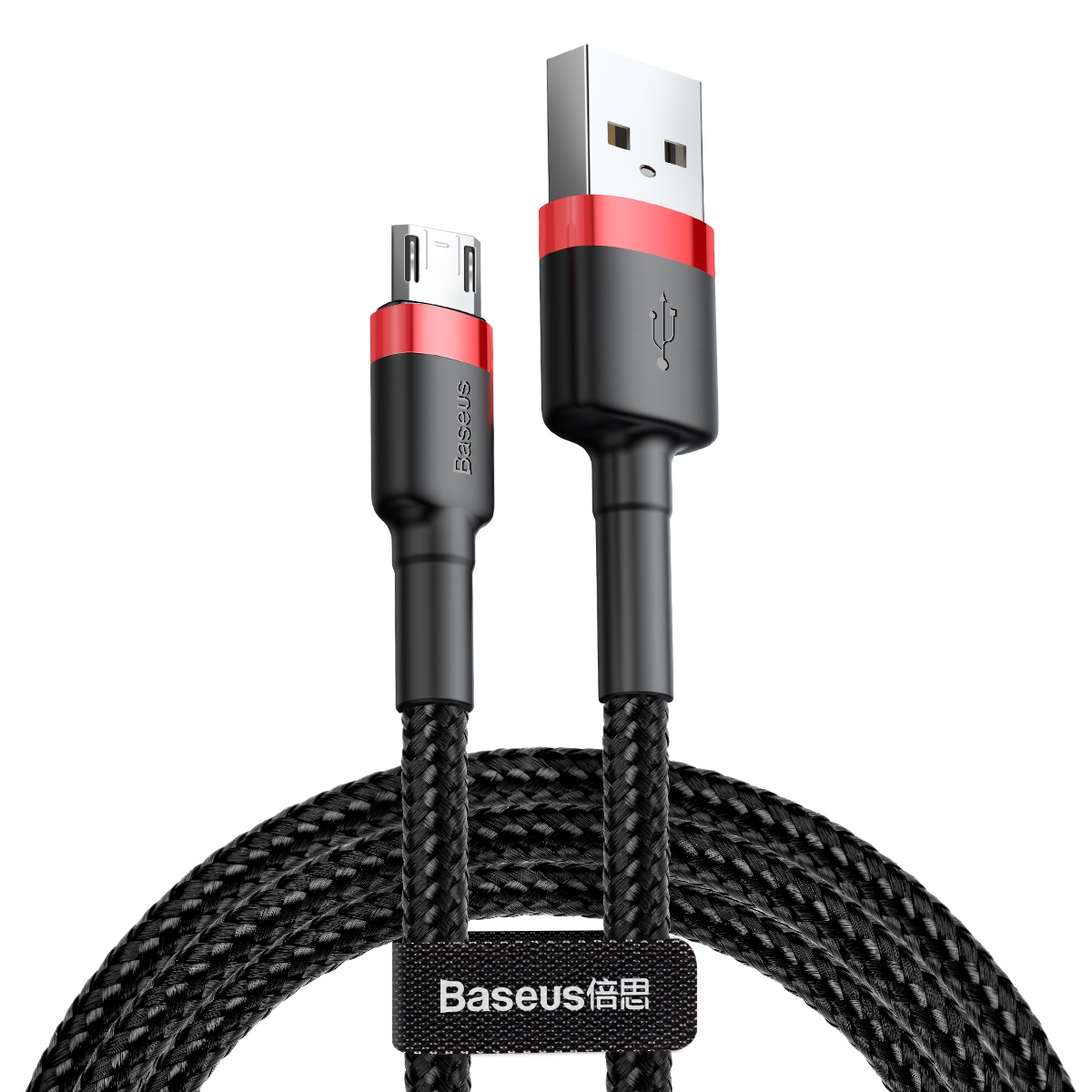 

Кабель Baseus microUSB 2m Red/Black/Black