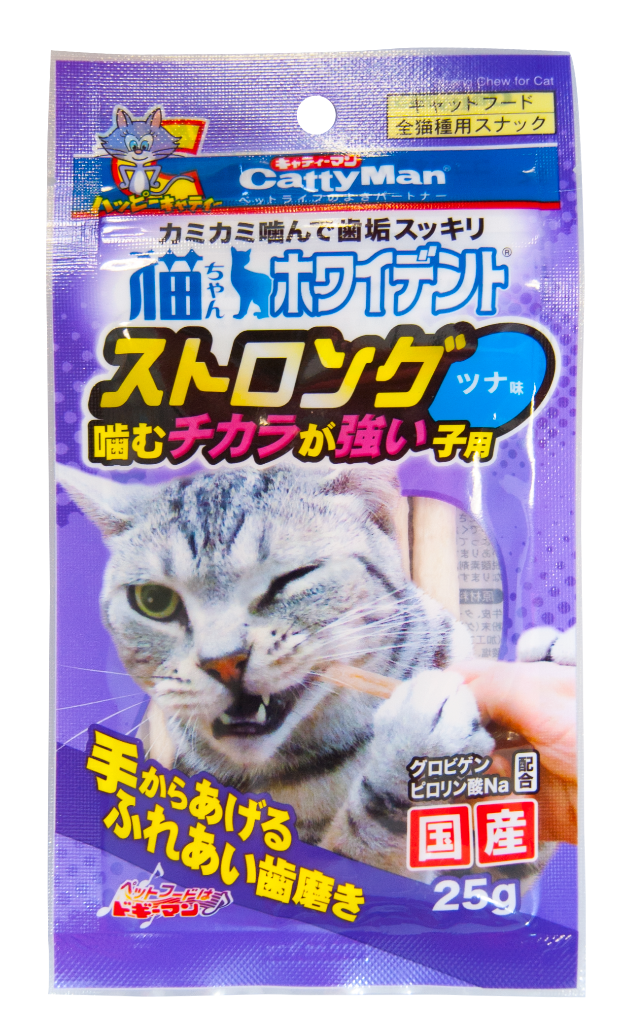 фото Лакомство для кошек japan premium pet, твердые палочки от зубного камня, тунец, 25г