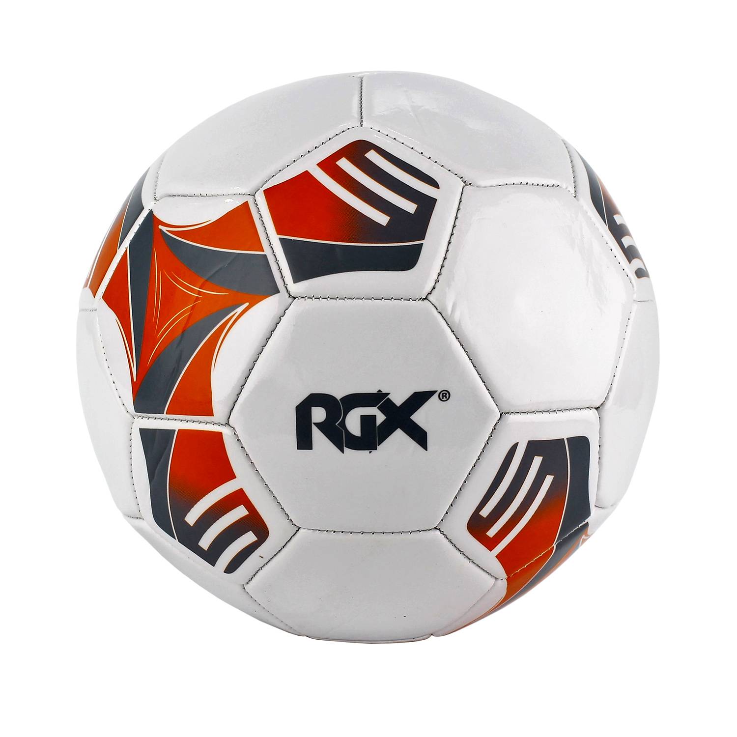 фото Футбольный мяч rgx rgx-fb-1708 №5 orange/gray