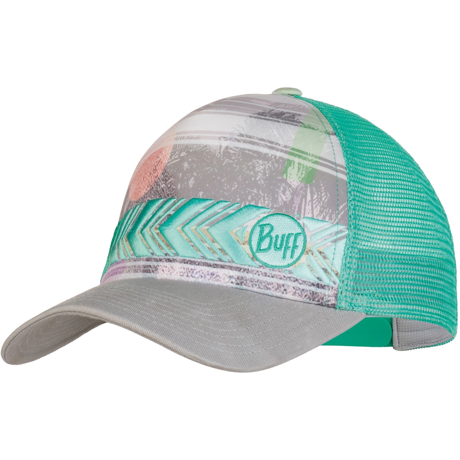 фото Кепка buff trucker cap, green, one size