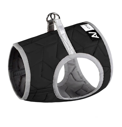 Шлейка для собак Collar AiryVest ONE, мягкая, черная, XS4