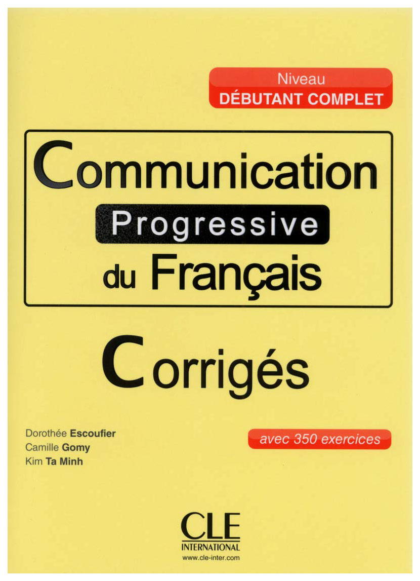 фото Книга cle international "communication progressive du francais: corriges debutan"