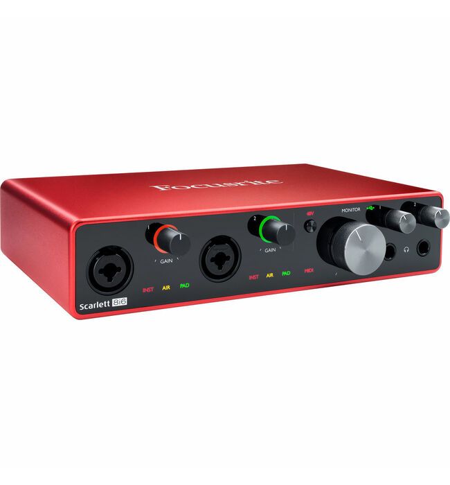 Аудиоинтерфейс FOCUSRITE SCARLETT 8I6 3RD GEN Scarlett 8I6 3RD GEN