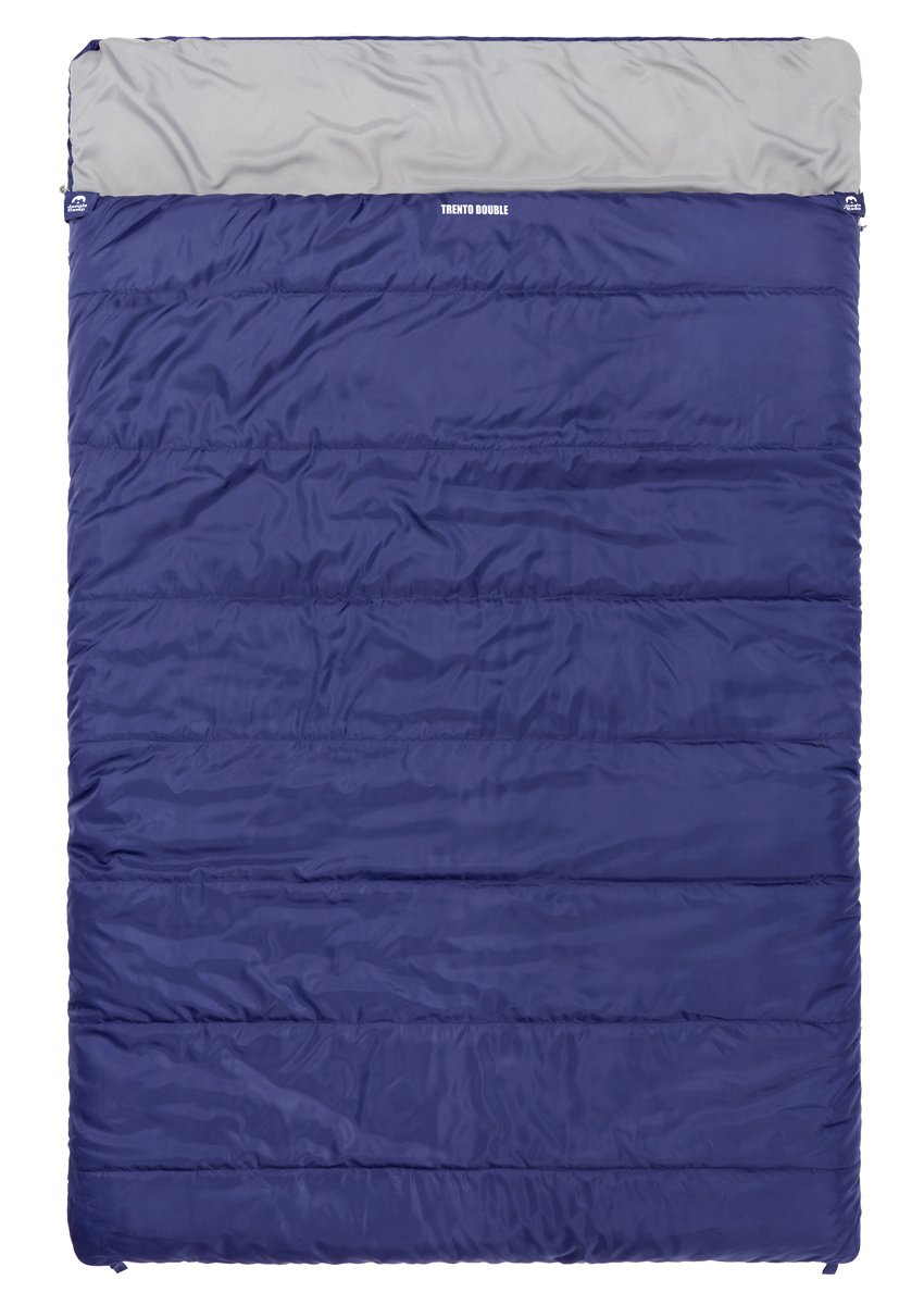фото Спальный мешок jungle camp trento double, двухместный, две молнии, цвет: синий