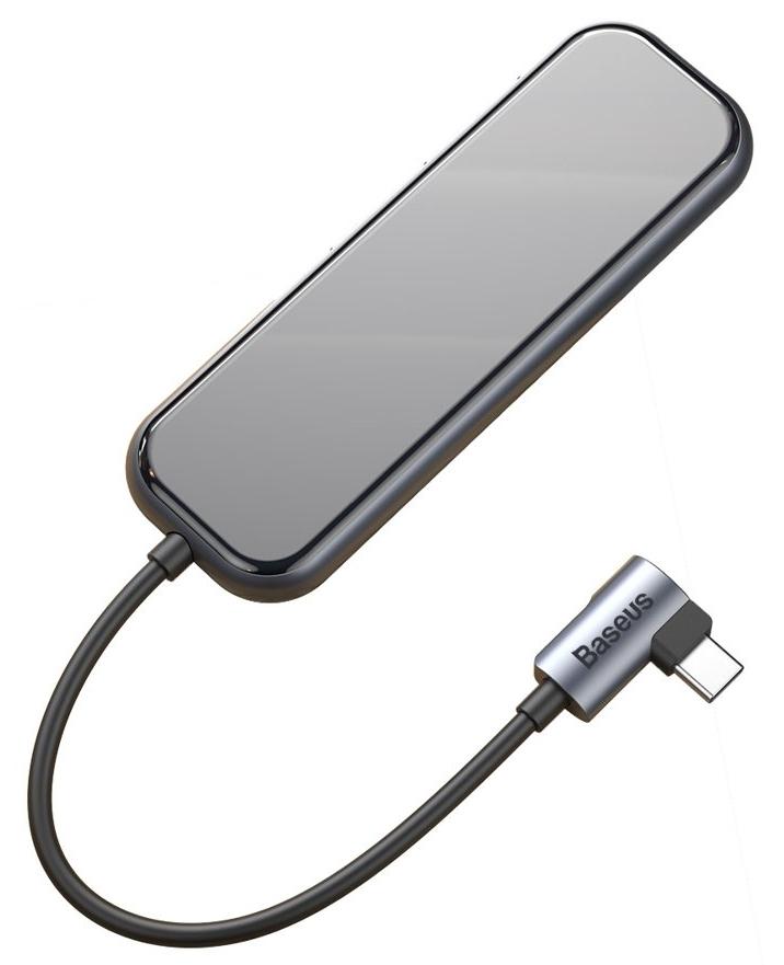 

USB-концентратор Baseus Multi-functional Hub (CAHUB-EZ0G) USB-C to 4xUSB 3.0/PD Deep Grey, Multi-functional Hub CAHUB-EZ0G USB-C to 4xUSB 3.0/PD