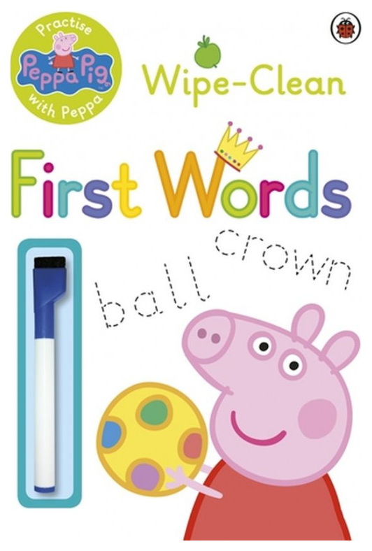

Книга Ladybird Peppa Pig: Practise with Peppa - Wipe-Clean First Words