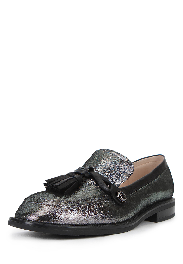 

Лоферы женские Pierre Cardin 14806350 серебристые 39 RU, Серебристый, 14806350