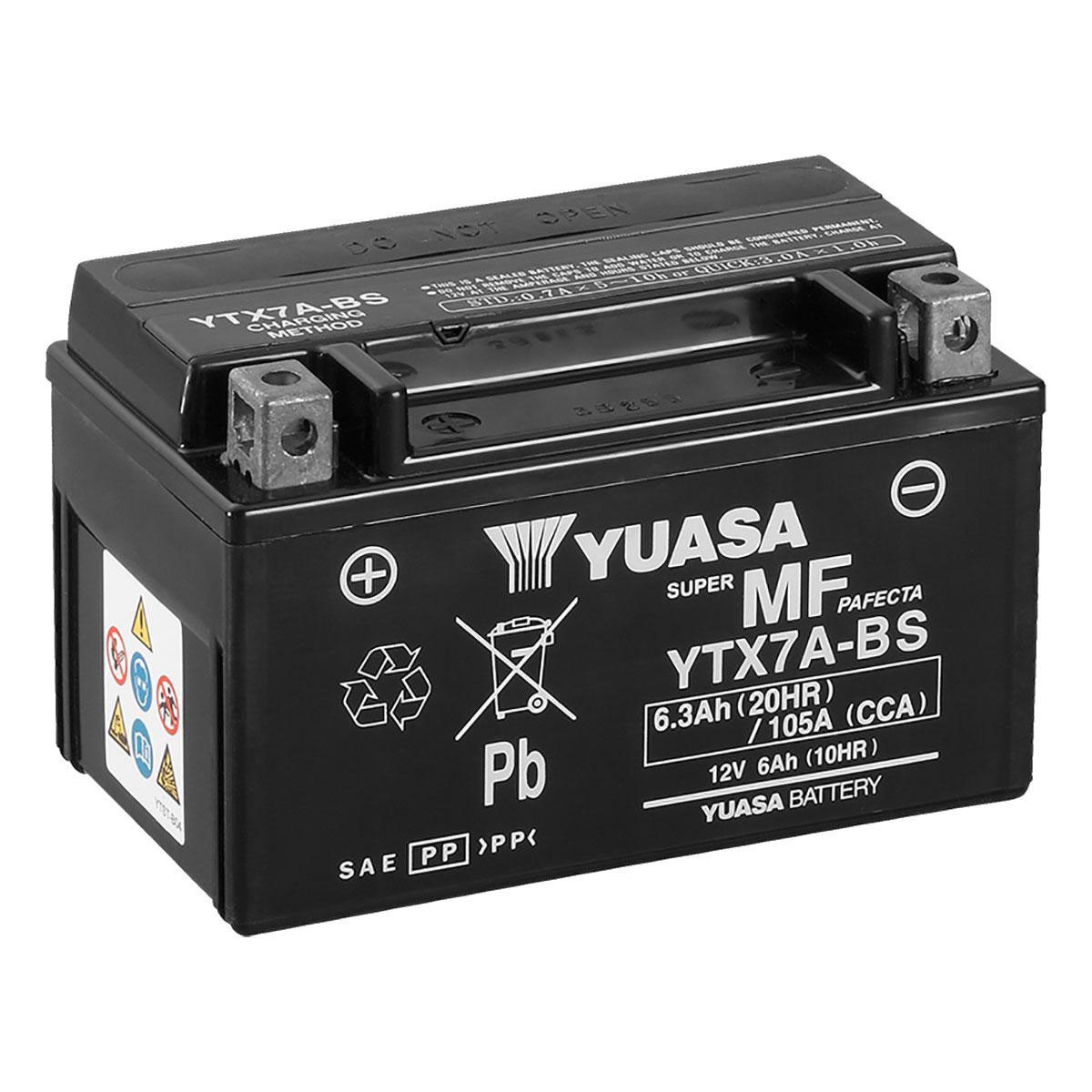 фото Аккумулятор yuasa ytx7a-bs gs yuasa