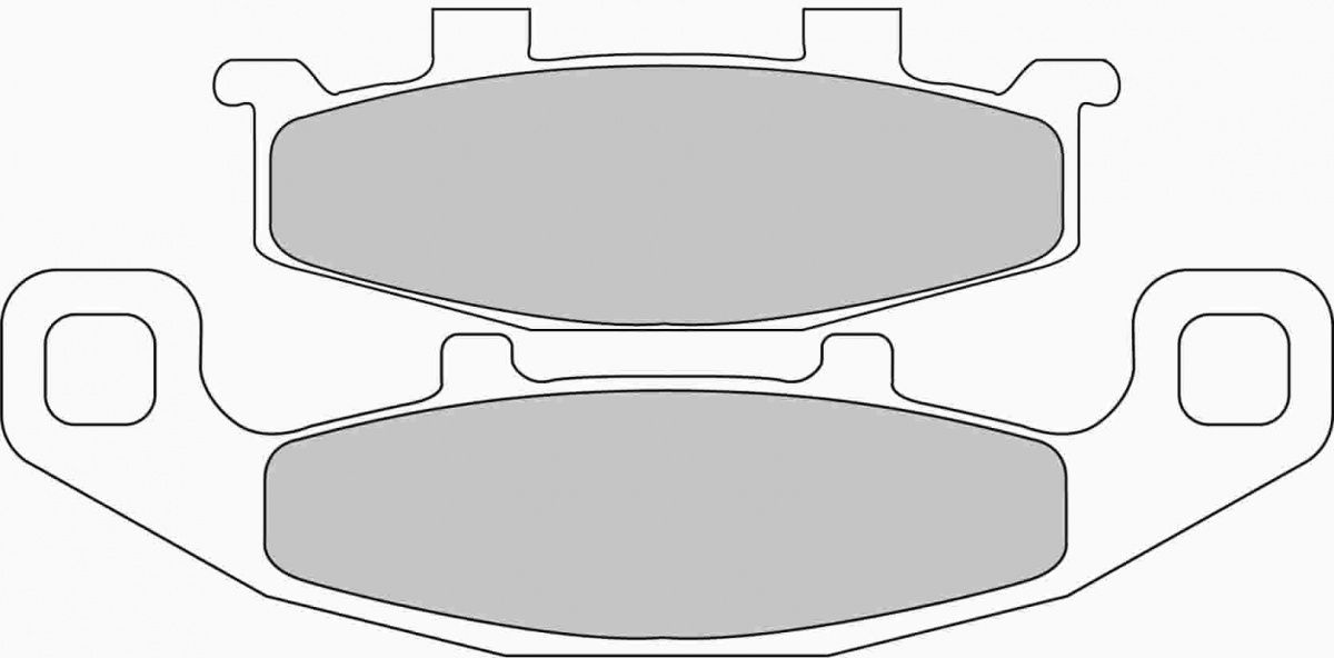 Тормозные колодки передние/задние Ferodo FDB481ST для мотоциклов