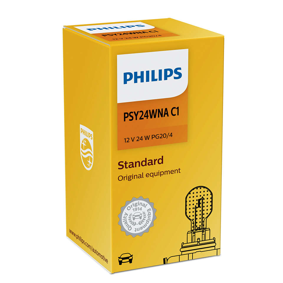 фото Лампа накаливания psy24w 12v 24w pg20/4 hiper vision philips арт. 12188nac1