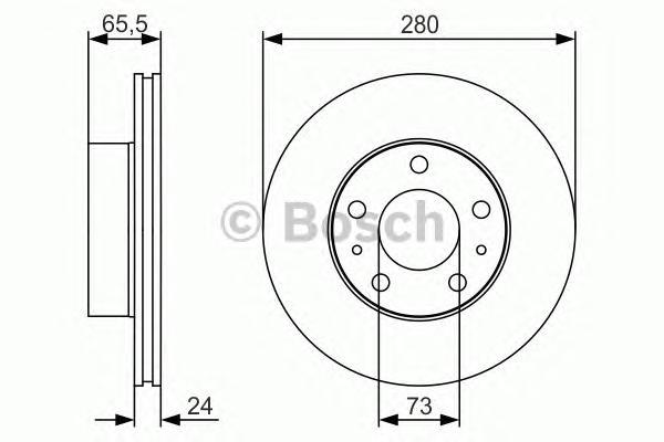 фото Тормозной диск bosch 0986479r98