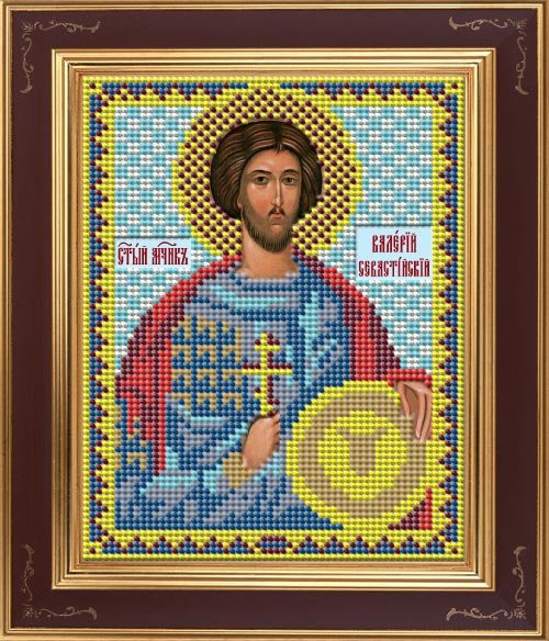 

Вышивка бисером Galla Collection М239 Св.Валерий 12х15 см