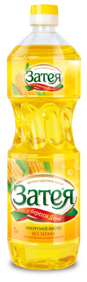 Масло Затея кукурузное рафинированное дезодорированное 1 л