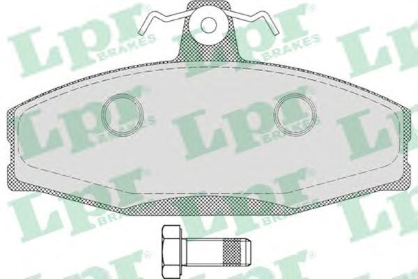 

Тормозные колодки Lpr 05P651