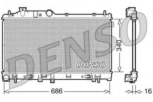 

Радиатор Denso DRM36008