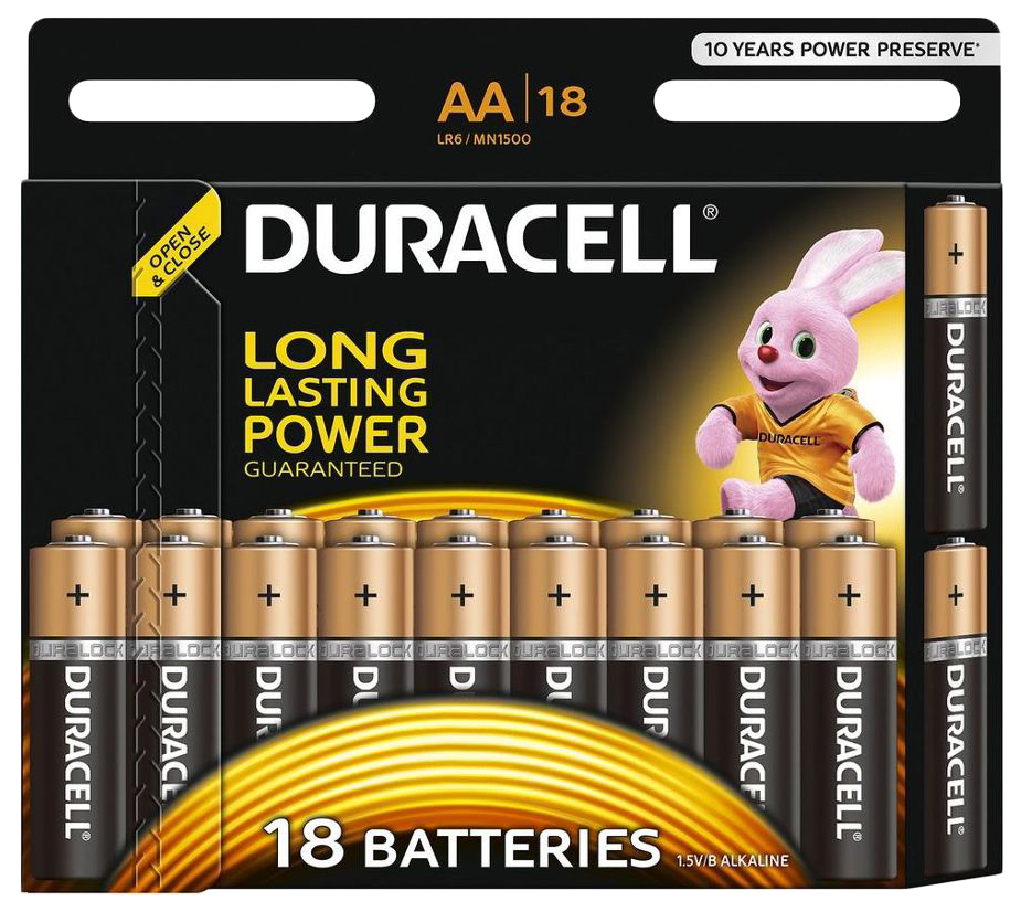 фото Батарейка duracell lr6-18bl 18 шт