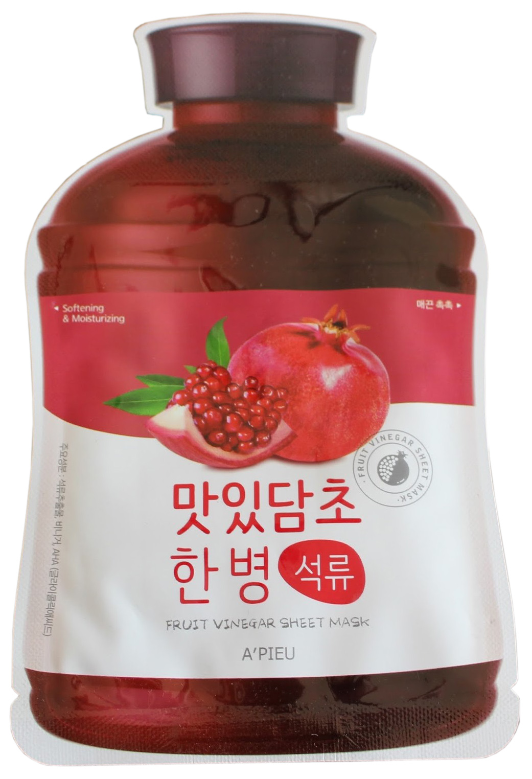 

Маска для лица A'Pieu Fruit Vinegar Sheet Mask Pomegranate 20 г