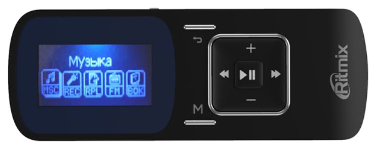 

MP3-плеер Ritmix RF-3490 4GB Black, RF-3490