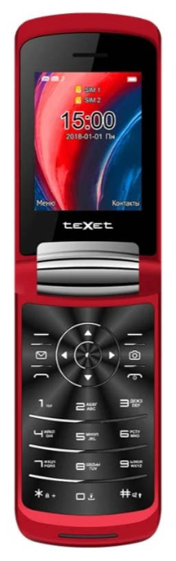 фото Мобильный телефон texet тм-317 red