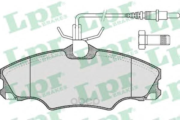 

Колодки тормозные Lpr 05P619