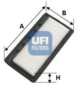 фото Фильтр воздушный двигателя ufi 30.468.00