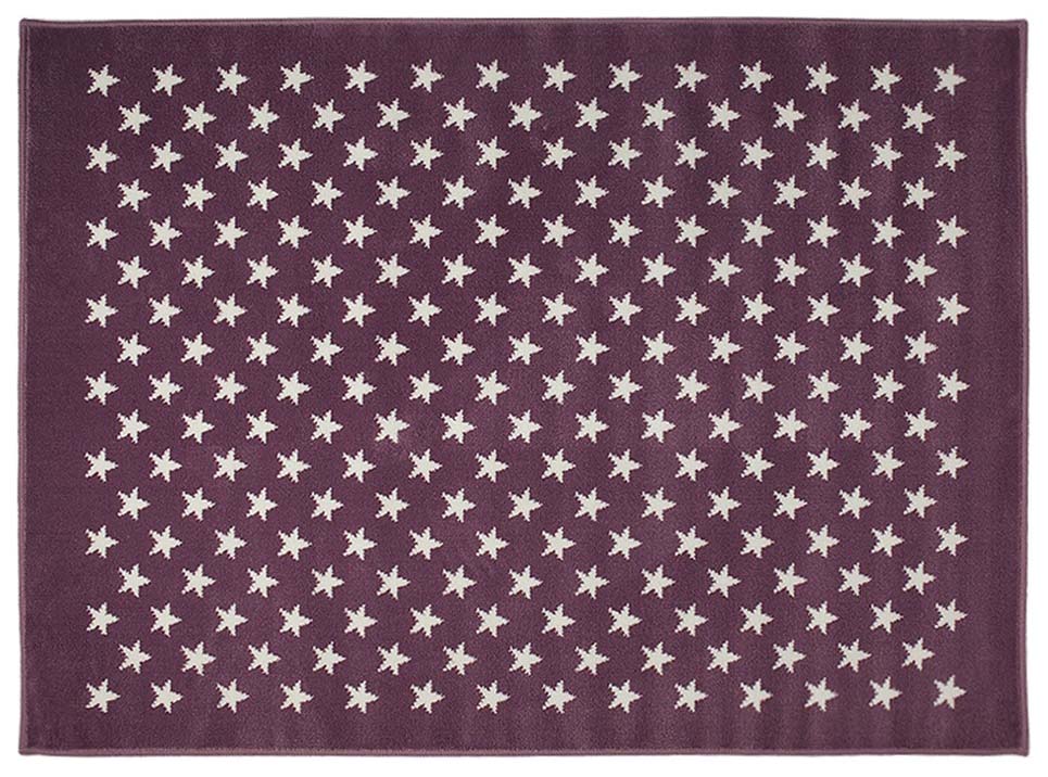 фото Ковер lorena canals акриловый звезды stars purple фиолетовый