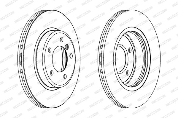 

Тормозной диск FERODO DDF1066C