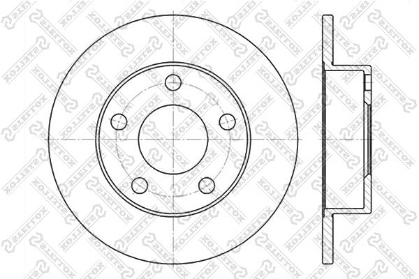 фото Тормозной диск stellox 6020-4763-sx
