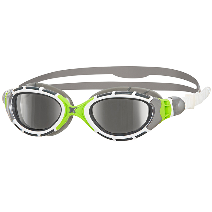 

Очки для плавания Zoggs Predator Flex Titanium white/green, Predator Flex Titanium
