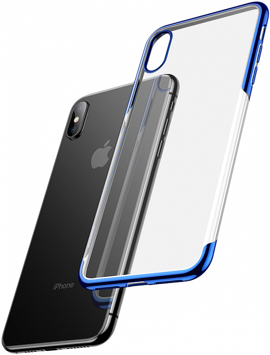 фото Чехол baseus shining (arapiph65-md03) для iphone xs max (blue)