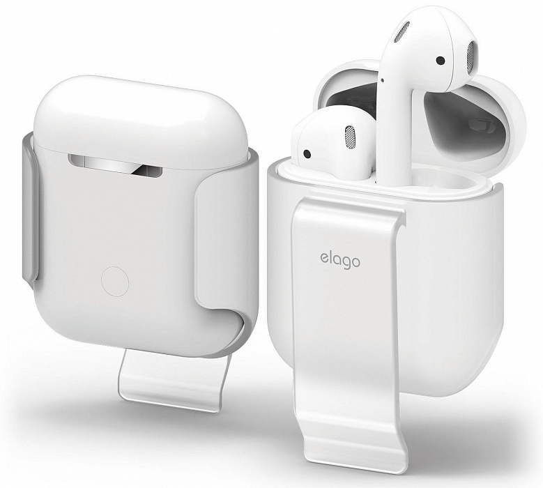 фото Чехол elago airpods belt clip (eap-clip-tr) для зарядного кейса airpods