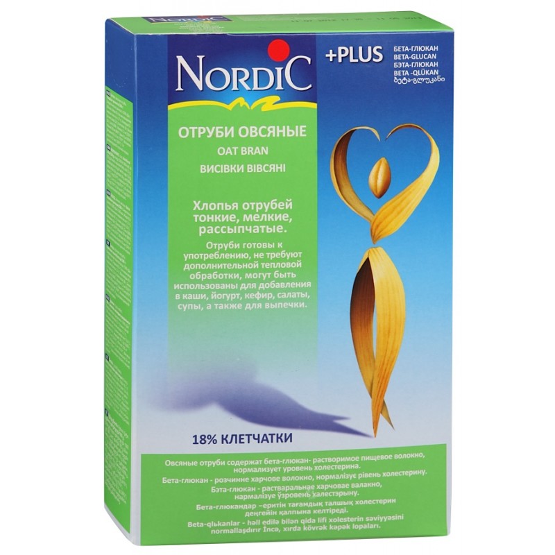 

Отруби овсяные NordiC 700 г