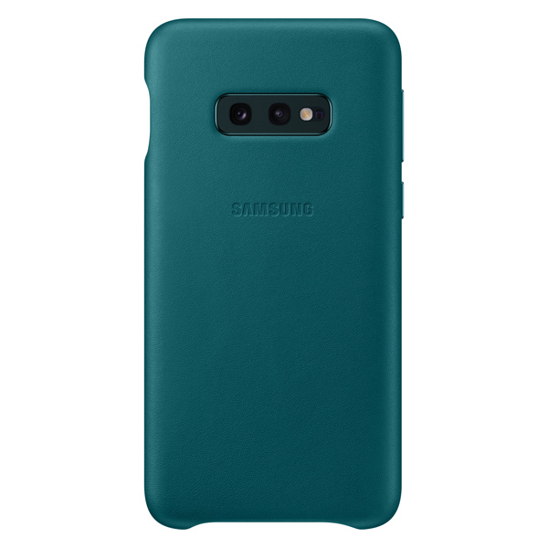 фото Чехол samsung leather cover для galaxy s10e green