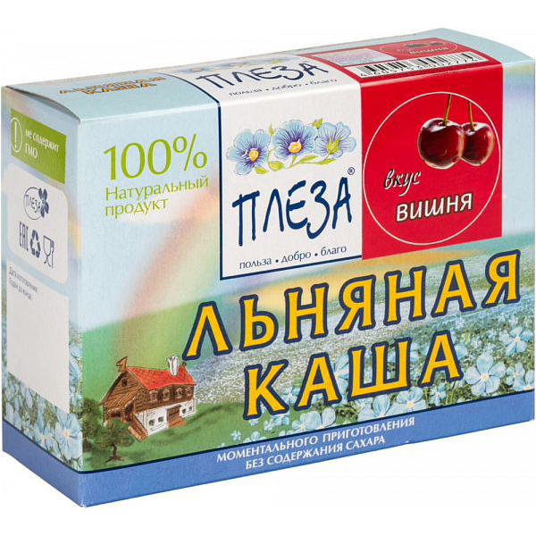 

Каша льняная Плеза вкус вишня 200 г