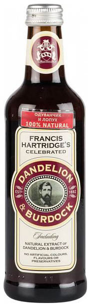 

Напиток газированный Francis Hartridge's dandelion& burdock 0.33 л