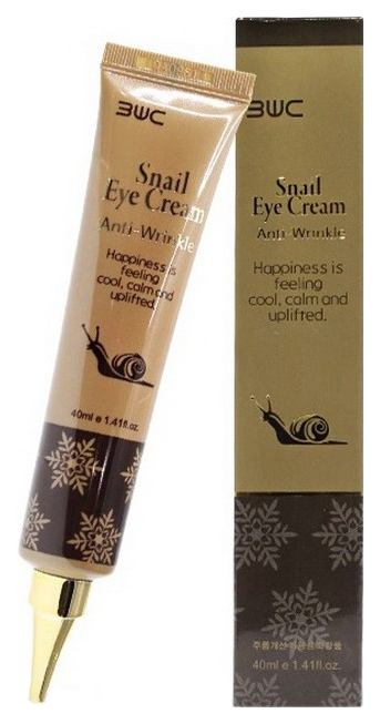 Крем для век 3W Clinic Snail Eye Cream Anti Wrinkle 40 мл bb средство 3w clinic silky pore control snail bb cream