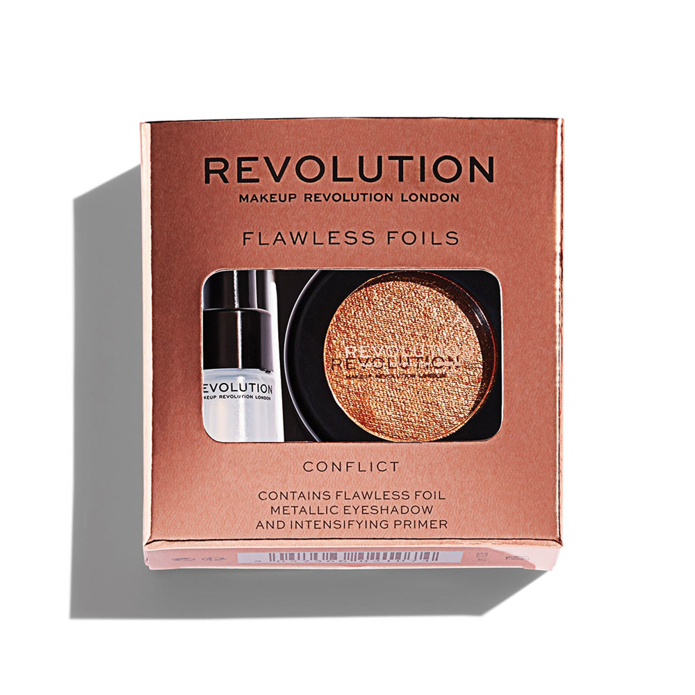 

Праймер + тени для век Makeup Revolution Flawless Foils, Conflict
