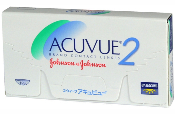 фото Контактные линзы acuvue 2 6 линз r 8,7 -1,25